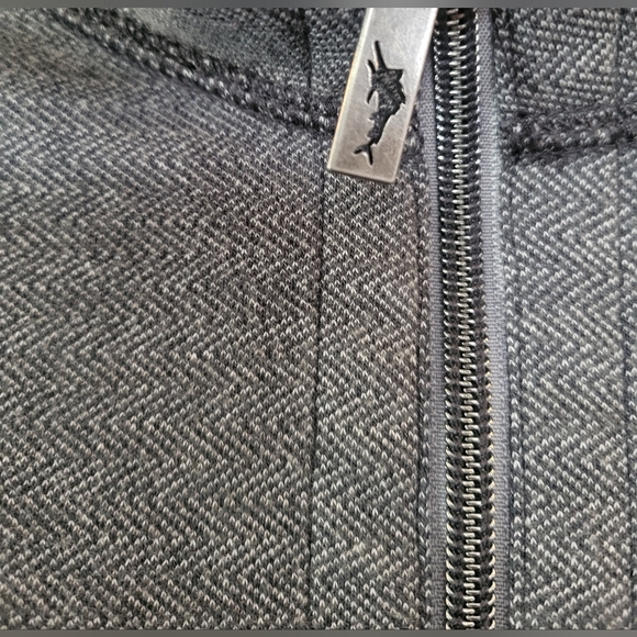 Tommy Bahama Men's Long Sleeve Half Zip Grey Reversible Sweatshirt size XL - Picture 4 of 14